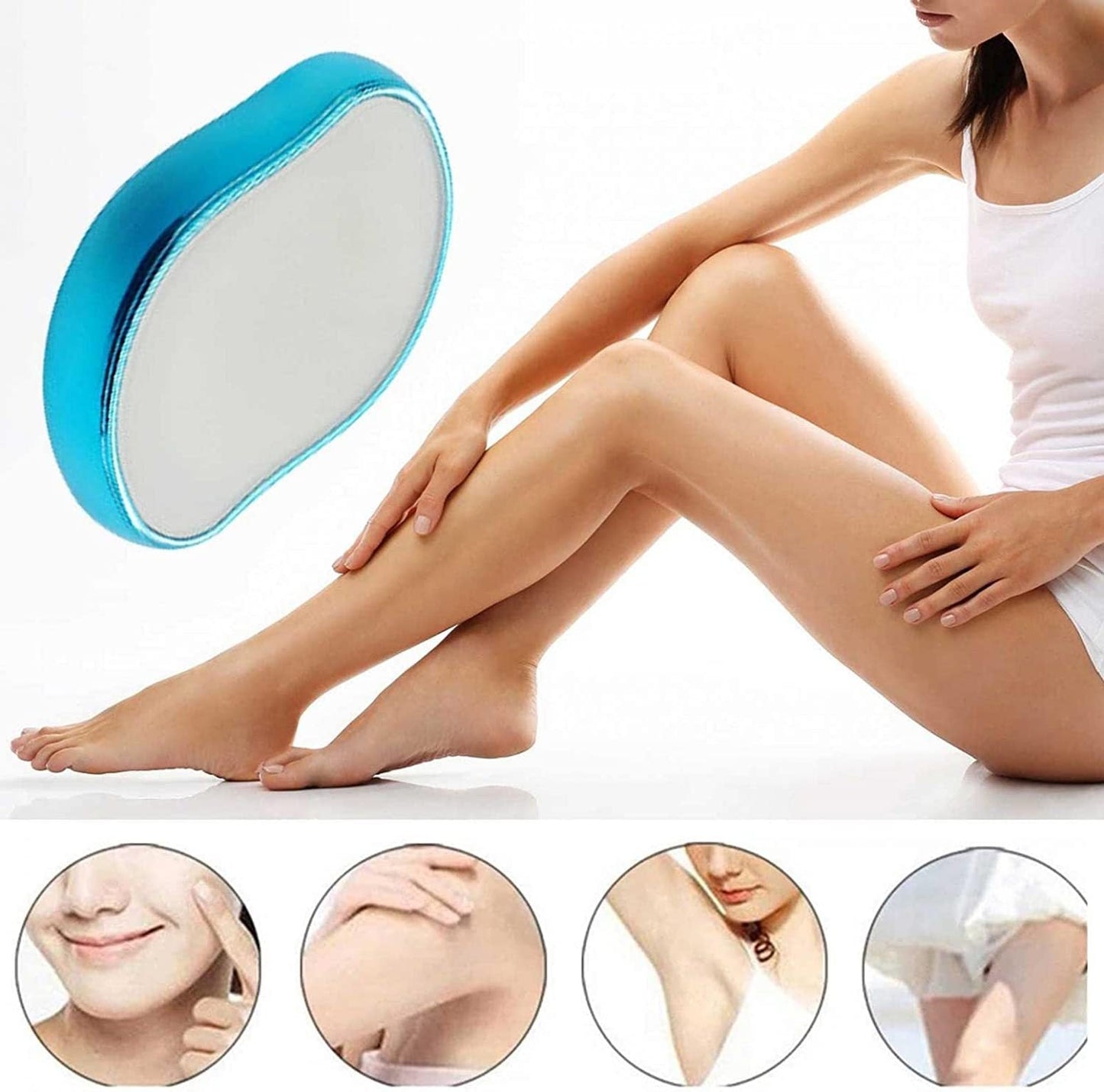 Women Crystal Painless Nano Epilator Physical Hair Remove Tool