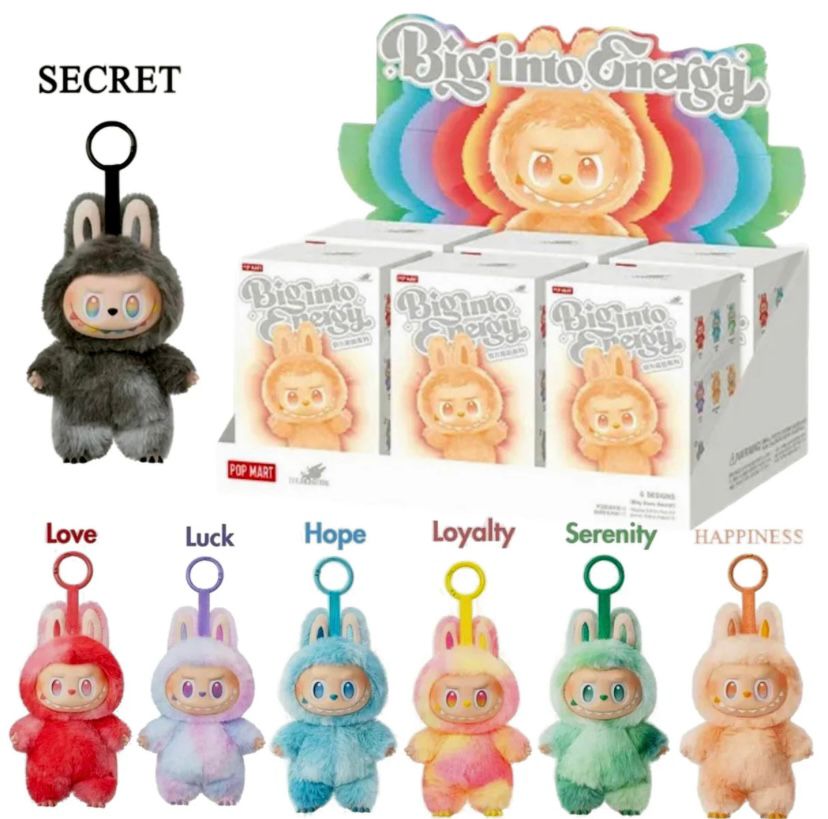 LABUBU Big Into Energy Monster Plush Keychain
