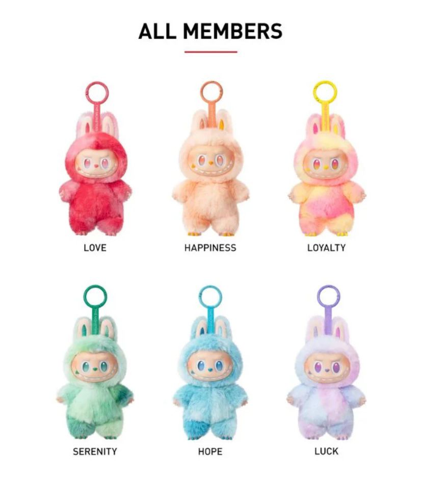 LABUBU Big Into Energy Monster Plush Keychain