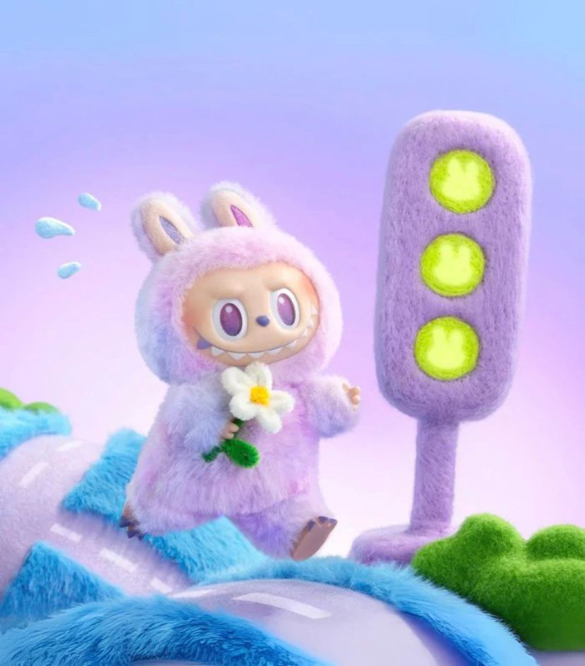 LABUBU Big Into Energy Monster Plush Keychain