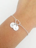 Sterling Silver bracelet, personalised gift