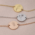 Personalized Birth Flower Bracelet
