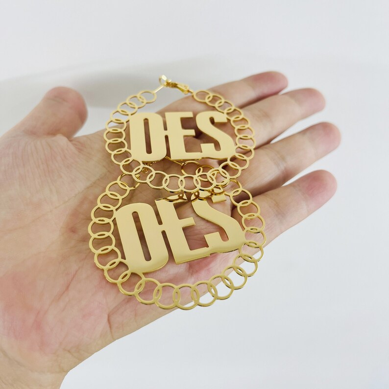 Large Hoop Earring,