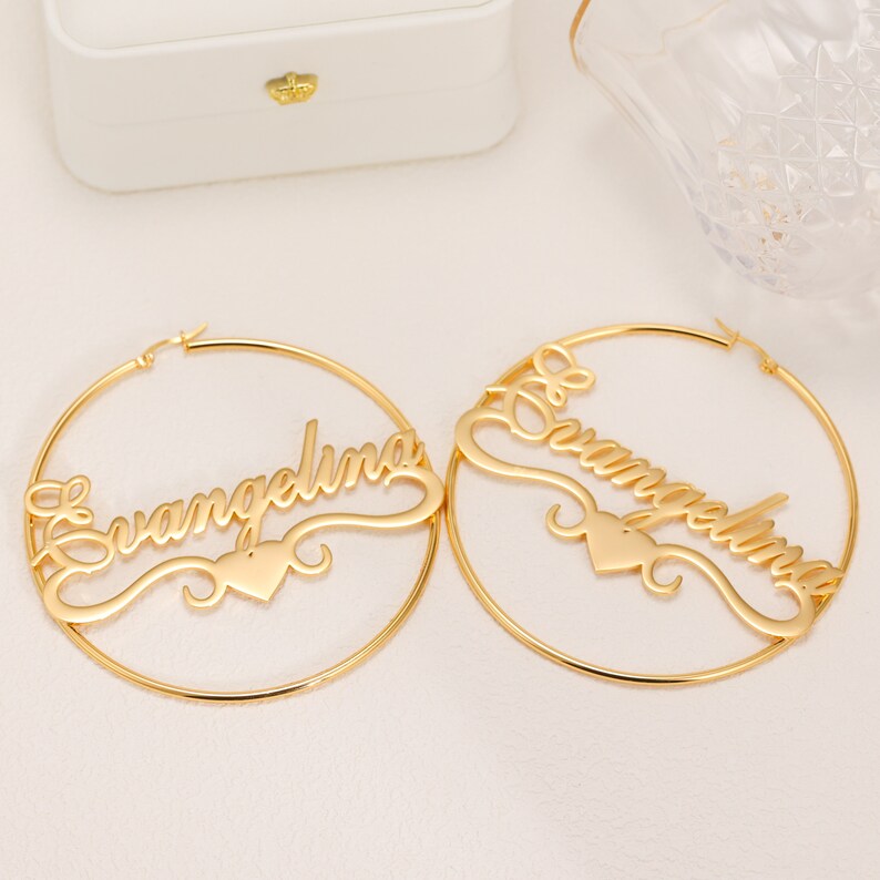 Personalized Name Earrings,
