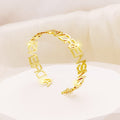 Gold Name Bangle, Custom Stylish Name bangle