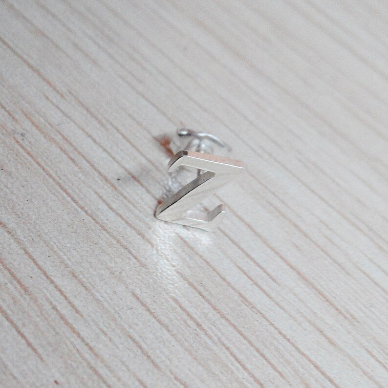 Custom Number Earring